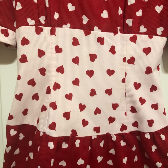 Vintage Kathryn Conover Heart Sheath Dress - Picture 5 of 8